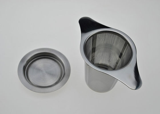Βαθμός τροφίμων 125x75mm πρόστιμο - ανοξείδωτο 304 Infuser τσαγιού πλέγματος με τη λαβή