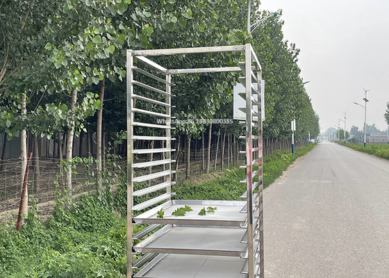 201 καροτσάκι ραφιών ανοξείδωτου για 60 X 40cm δίσκοι φούρνων ψησίματος αρτοποιείων τροφίμων